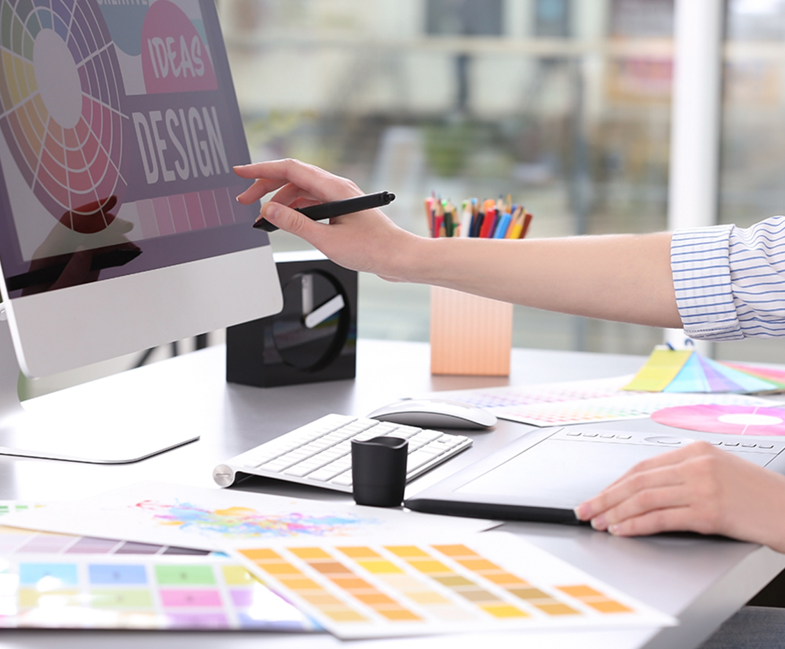 最新のデザインソフト完備